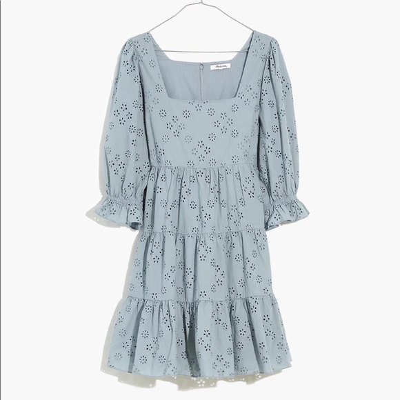 Madewell Eyelet Lizzie Babydoll Dress - Picture 5 of 9